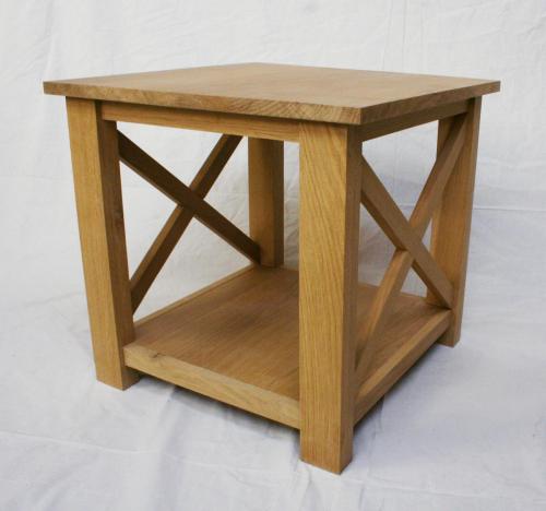 WhiteOakEndTable
